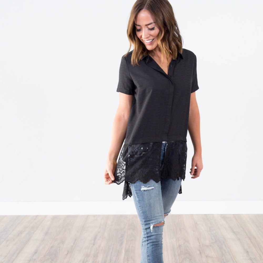 Black Lace Tunic